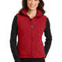 Port Authority Womens Full Zip Fleece Vest - True Red
