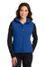 Port Authority L219 Womens Full Zip Fleece Vest Royal Blue Front