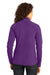 Port Authority L223 Womens Full Zip Microfleece Jacket Purple Back