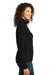 Port Authority L223 Womens Full Zip Microfleece Jacket Black Side
