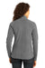 Port Authority L223 Womens Full Zip Microfleece Jacket Grey Back