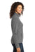 Port Authority L223 Womens Full Zip Microfleece Jacket Grey Side