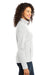 Port Authority L223 Womens Full Zip Microfleece Jacket White Side