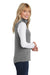 Port Authority L226 Womens Full Zip Microfleece Vest Grey Side