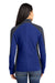 Port Authority L230 Womens Full Zip Microfleece Jacket Royal Blue/Grey Back
