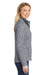 Port Authority L231 Womens Full Zip Fleece Jacket Grey Side