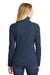 Port Authority L231 Womens Full Zip Fleece Jacket Navy Blue Back