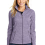 Port Authority Womens Full Zip Fleece Jacket - Purple