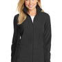 Port Authority Womens Summit Full Zip Fleece Jacket - Black