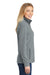 Port Authority L233 Womens Summit Full Zip Fleece Jacket Frost Grey/Magnet Grey Side