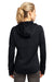 Sport-Tek L248 Womens Tech Moisture Wicking Fleece Full Zip Hooded Sweatshirt Hoodie Black Back