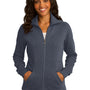 Port Authority Womens Full Zip Fleece Jacket - Slate Grey