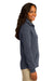 Port Authority L293 Womens Full Zip Fleece Jacket Slate Grey Side