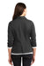 Port Authority L298 Womens Button Down Fleece Blazer Charcoal Grey Back