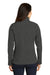 Port Authority L317 Womens Core Wind & Water Resistant Full Zip Jacket Heather Charcoal Grey Back