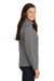 Port Authority L317 Womens Core Wind & Water Resistant Full Zip Jacket Smoke Grey Side