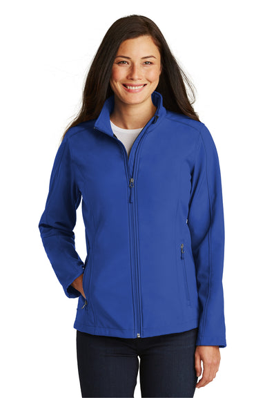 Port Authority L317 Womens Core Wind & Water Resistant Full Zip Jacket Royal Blue Front