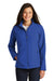 Port Authority L317 Womens Core Wind & Water Resistant Full Zip Jacket Royal Blue Front