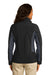Port Authority L318 Womens Core Wind & Water Resistant Full Zip Jacket Black/Grey Back
