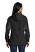 Port Authority L322 Womens Cascade Waterproof Full Zip Hooded Jacket Black/Grey Back