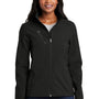 Port Authority Womens Welded Wind & Water Resistant Full Zip Jacket - Black
