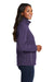 Port Authority L324 Womens Welded Wind & Water Resistant Full Zip Jacket Purple Side