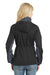 Port Authority L330 Womens Core Wind & Water Resistant Full Zip Jacket Black/Grey Back