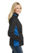 Port Authority L330 Womens Core Wind & Water Resistant Full Zip Jacket Black/Royal Blue Side