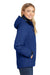 Port Authority L332 Womens Vortex 3-in-1 Waterproof Full Zip Hooded Jacket Night Blue/Black Side