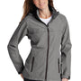 Port Authority Womens Torrent Waterproof Full Zip Hooded Jacket - Heather Dark Grey