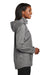 Port Authority L333 Womens Torrent Waterproof Full Zip Hooded Jacket Heather Dark Grey Side