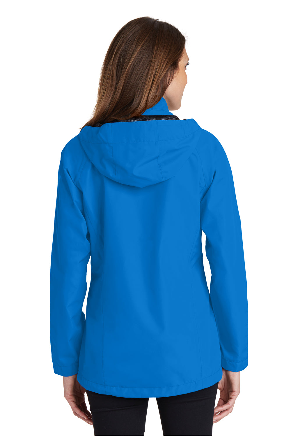 Port Authority L333 Womens Torrent Waterproof Full Zip Hooded Jacket Direct Blue Back