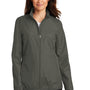 Port Authority Womens Zephyr Wind & Water Resistant Full Zip Jacket - Steel Grey