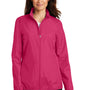 Port Authority Womens Zephyr Wind & Water Resistant Full Zip Jacket - Azalea Pink - Closeout