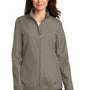 Port Authority Womens Zephyr Wind & Water Resistant Full Zip Jacket - Stratus Grey - Closeout