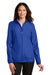 Port Authority L344 Womens Zephyr Wind & Water Resistant Full Zip Jacket Royal Blue Front