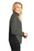Port Authority L345 Womens Zephyr Reflective Hit Wind & Water Resistant Full Zip Jacket Grey Steel Side