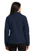 Port Authority L354 Womens Challenger Wind & Water Resistant Full Zip Jacket Navy Blue Back