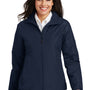 Port Authority Womens Challenger Wind & Water Resistant Full Zip Jacket - True Navy Blue