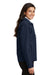 Port Authority L354 Womens Challenger Wind & Water Resistant Full Zip Jacket Navy Blue Side