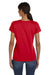 Fruit Of The Loom L3930R Womens HD Jersey Short Sleeve Crewneck T-Shirt Red Back