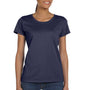 Fruit Of The Loom Womens HD Jersey Short Sleeve Crewneck T-Shirt - Navy Blue