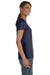 Fruit Of The Loom L3930R Womens HD Jersey Short Sleeve Crewneck T-Shirt Navy Blue Side