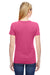 Fruit Of The Loom L3930R Womens HD Jersey Short Sleeve Crewneck T-Shirt Heather Pink Back