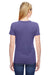 Fruit Of The Loom L3930R Womens HD Jersey Short Sleeve Crewneck T-Shirt Heather Purple Back