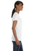 Fruit Of The Loom L39VR Womens HD Jersey Short Sleeve V-Neck T-Shirt White Side