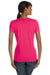 Fruit Of The Loom L39VR Womens HD Jersey Short Sleeve V-Neck T-Shirt Cyber Pink Back