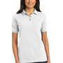 Port Authority Womens Shrink Resistant Short Sleeve Polo Shirt - White