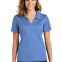 Sport-Tek Womens Dri-Mesh Moisture Wicking Short Sleeve Polo Shirt - Blueberry