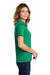 Sport-Tek L469 Womens Dri-Mesh Moisture Wicking Short Sleeve Polo Shirt Kelly Green Side